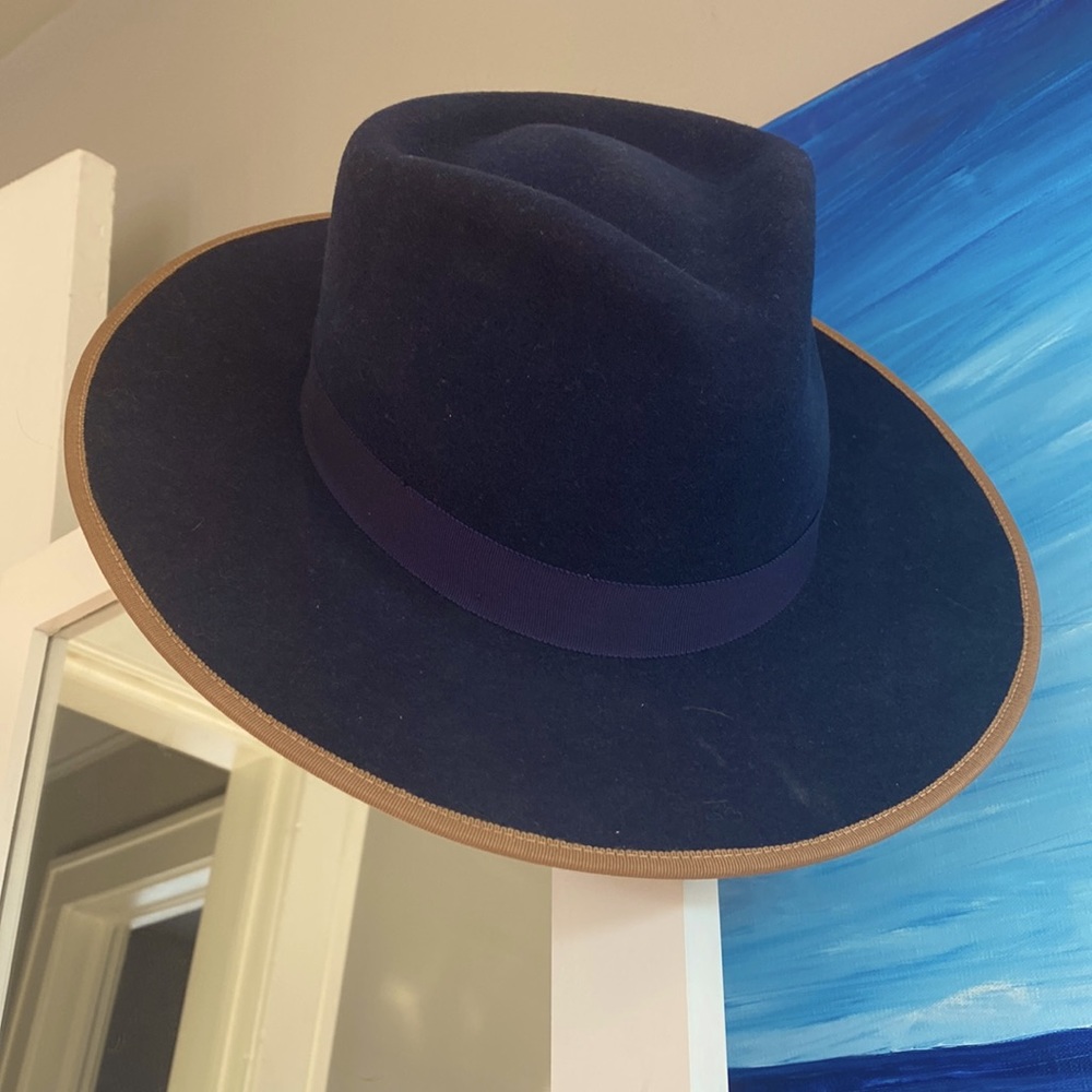 Navy Goorin Bros Billy hat in Medium